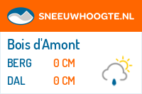 Sneeuwhoogte Bois d'Amont